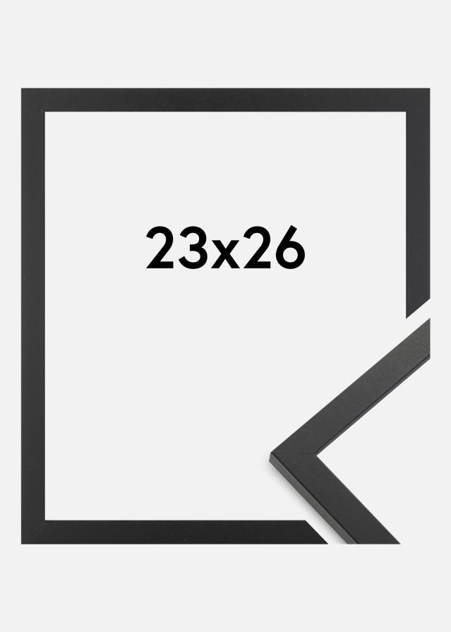 Moldura Trendy Vidro acrílico Preto 23x26 cm