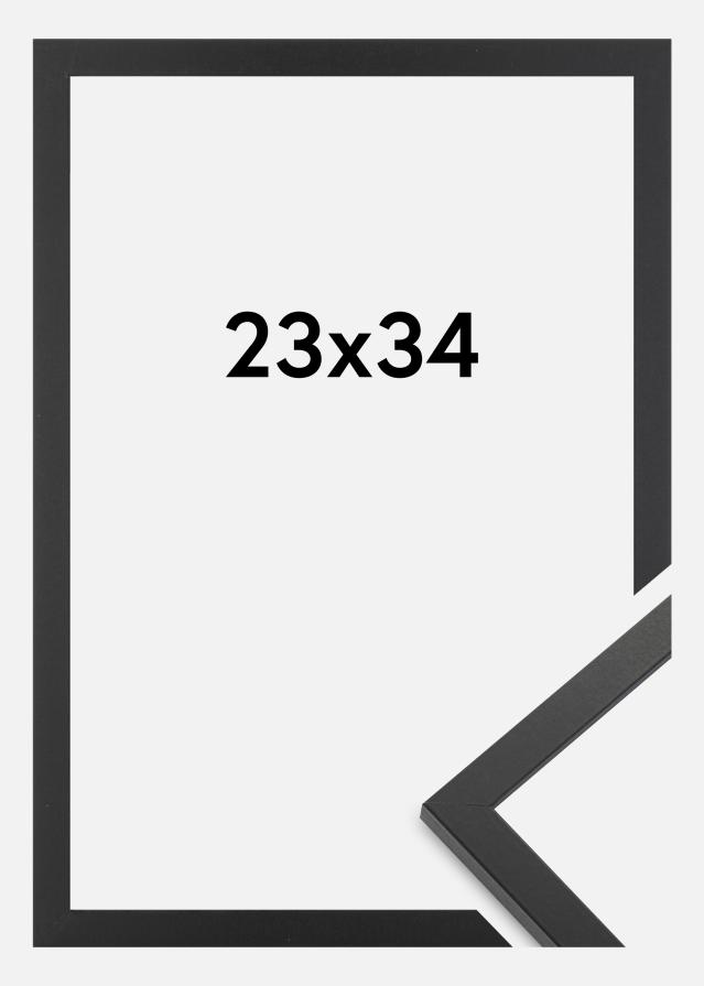 Moldura Trendy Vidro acrílico Preto 23x34 cm