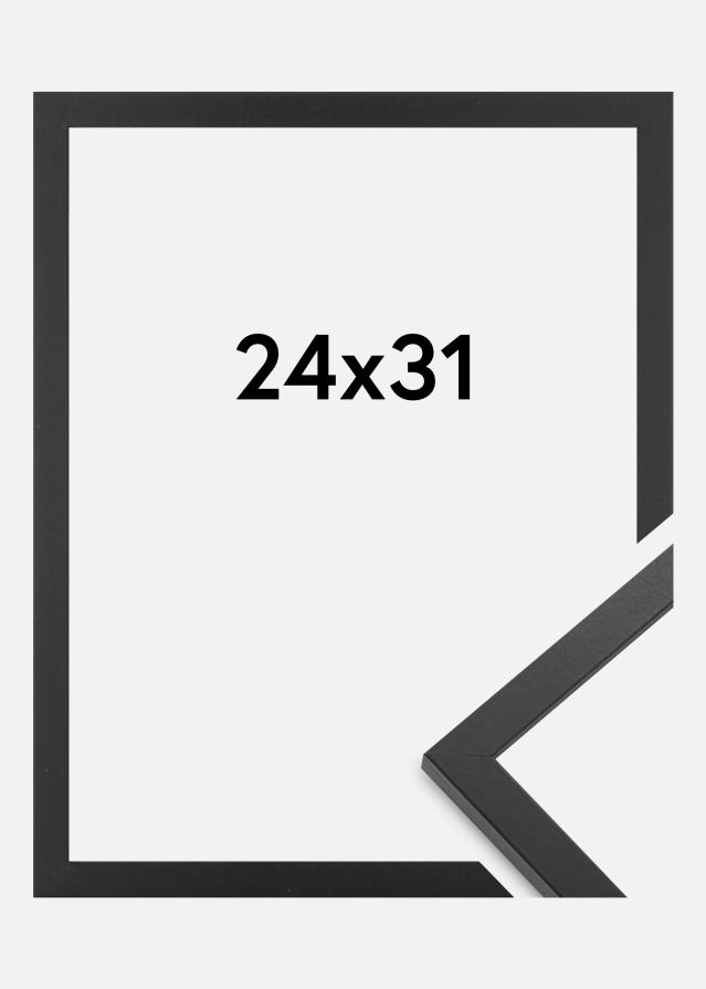 Moldura Trendy Vidro acrílico Preto 24x31 cm