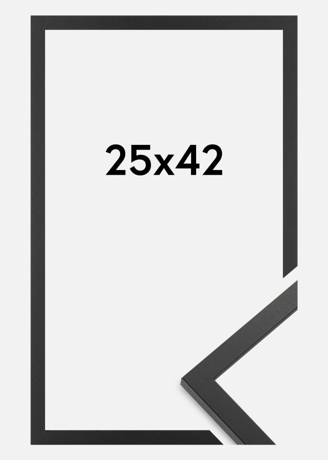 Moldura Trendy Vidro acrílico Preto 25x42 cm