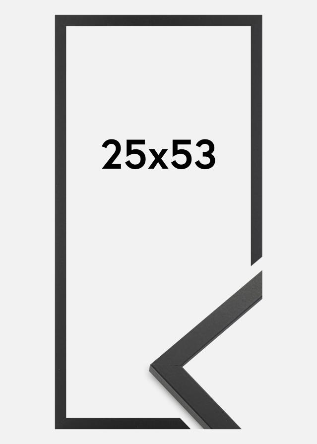 Moldura Trendy Vidro acrílico Preto 25x53 cm