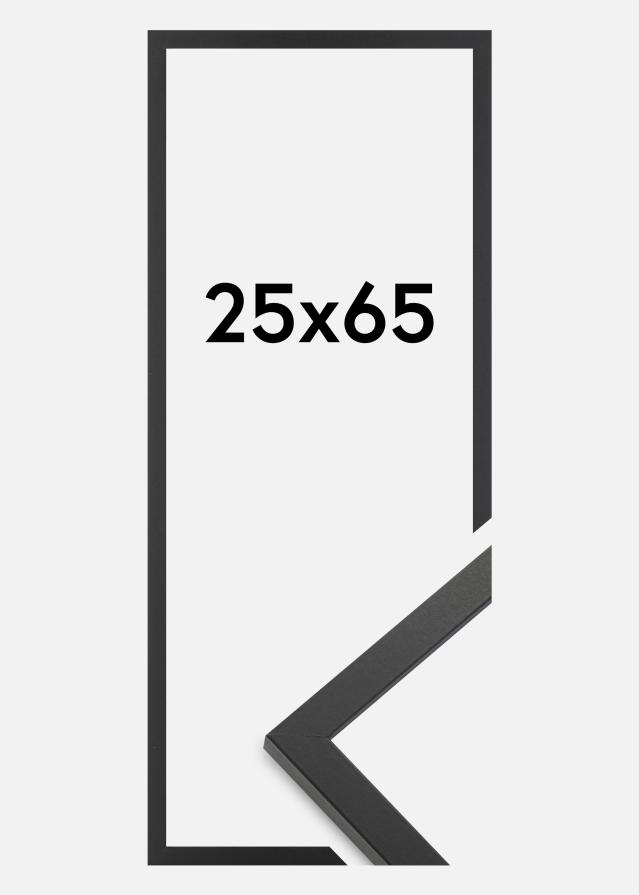 Moldura Trendy Vidro acrílico Preto 25x65 cm