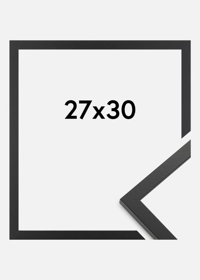 Moldura Trendy Vidro acrílico Preto 27x30 cm