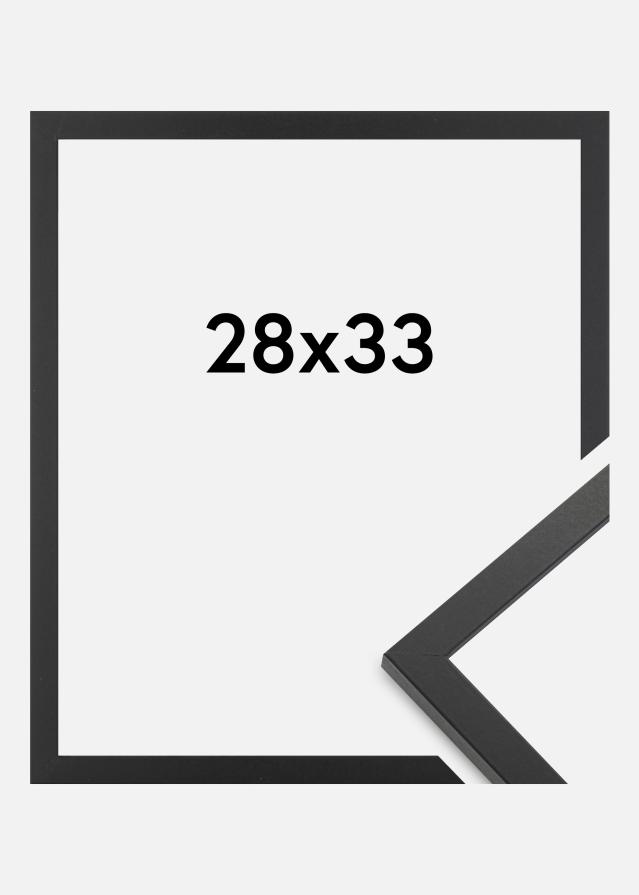 Moldura Trendy Vidro acrílico Preto 28x33 cm