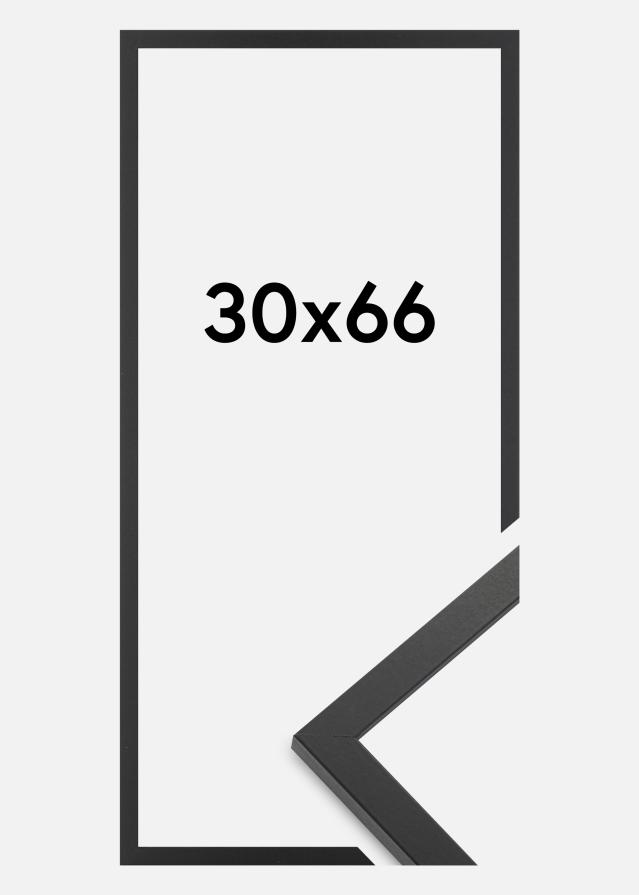 Moldura Trendy Vidro acrílico Preto 30x66 cm