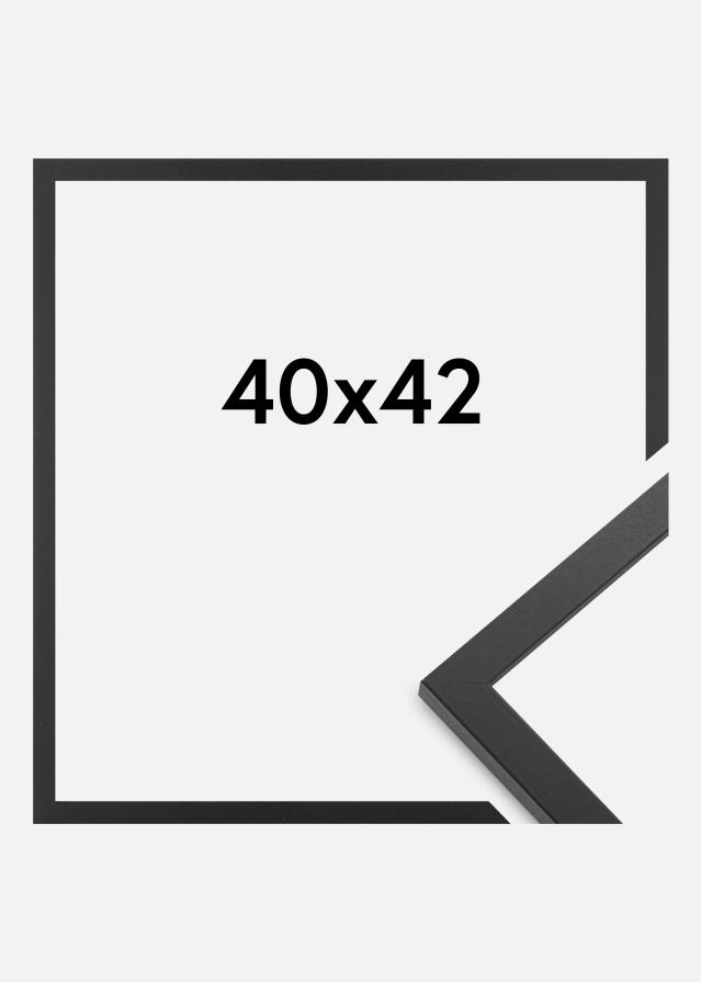 Moldura Trendy Vidro acrílico Preto 40x42 cm