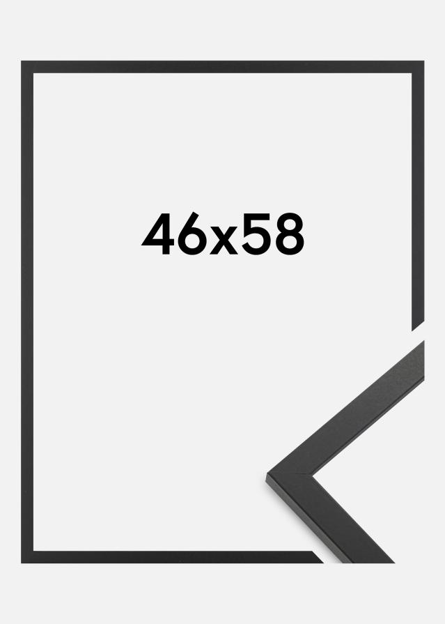 Moldura Trendy Vidro acrílico Preto 46x58 cm