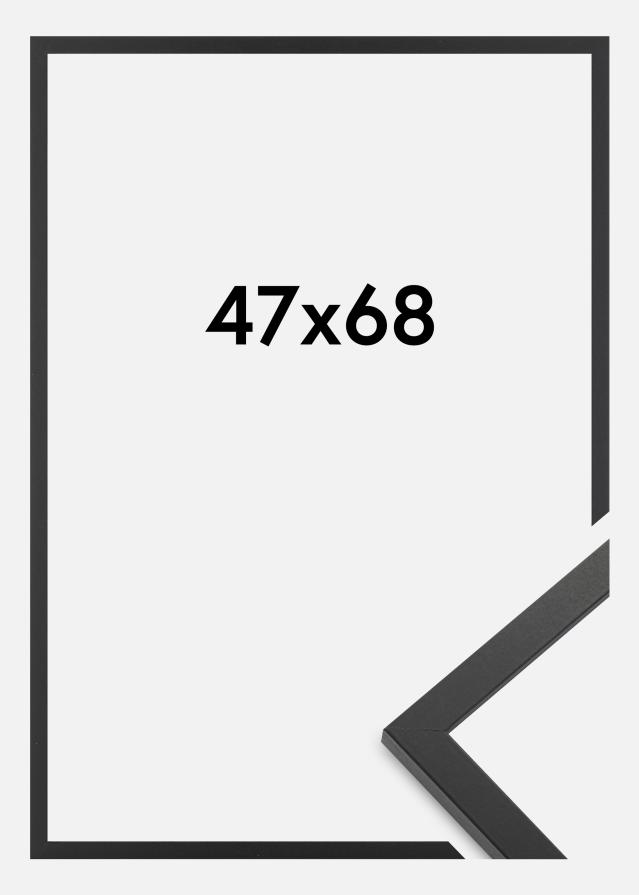 Moldura Trendy Vidro acrílico Preto 47x68 cm
