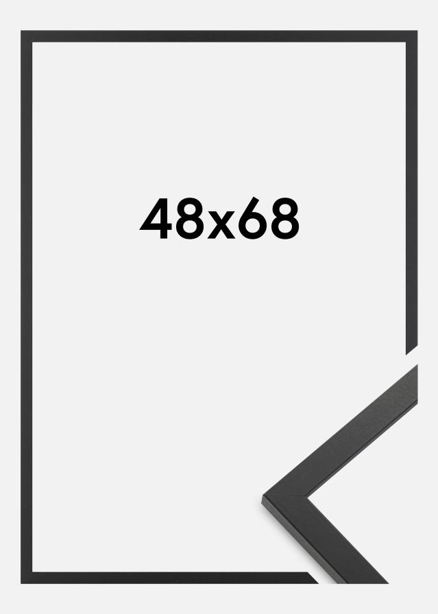 Moldura Trendy Vidro acrílico Preto 48x68 cm