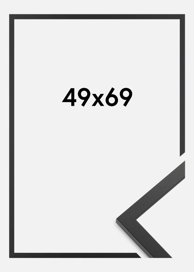 Moldura Trendy Vidro acrílico Preto 49x69 cm