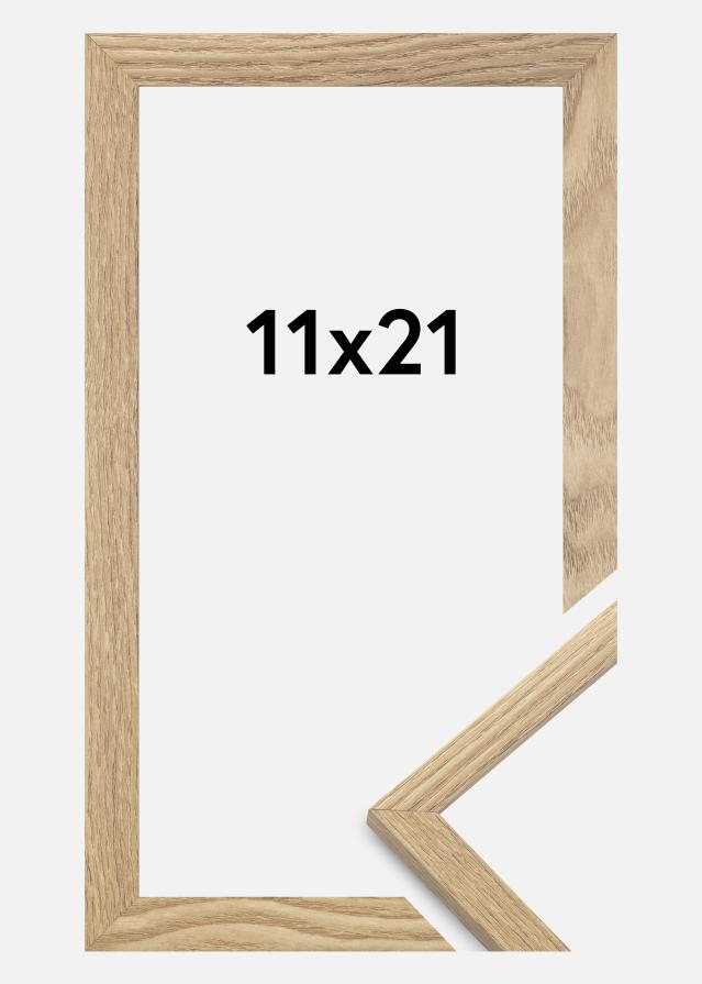 Moldura Trendy Vidro acrílico Carvalho 11x21 cm