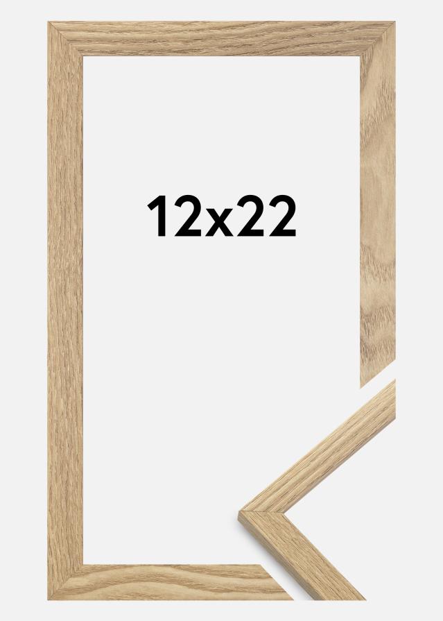 Moldura Trendy Vidro acrílico Carvalho 12x22 cm