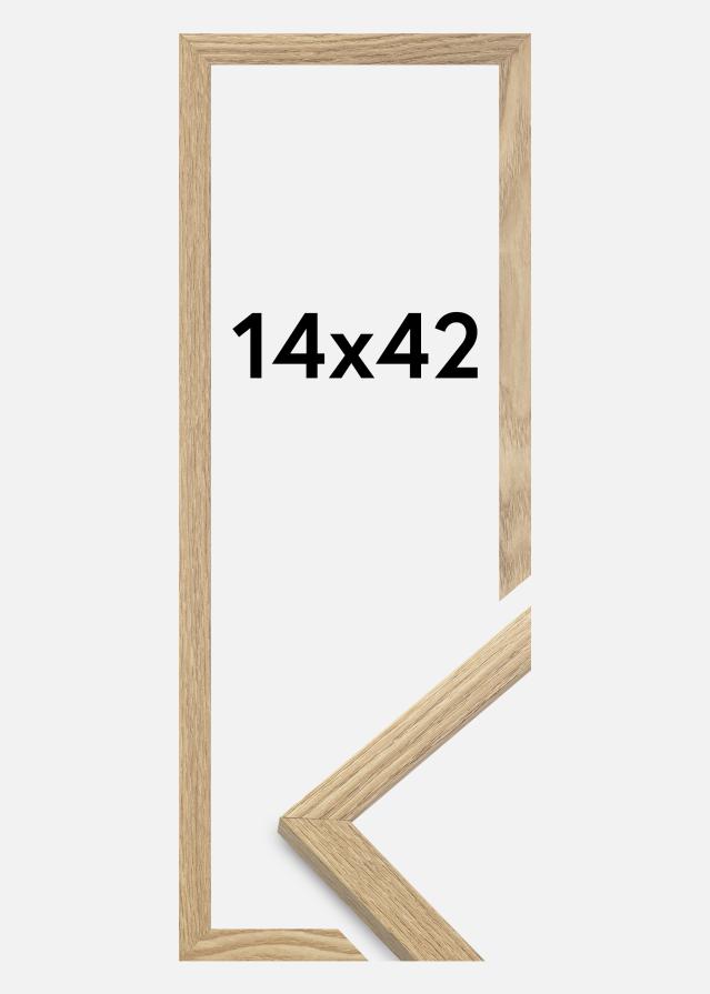 Moldura Trendy Vidro acrílico Carvalho 14x42 cm