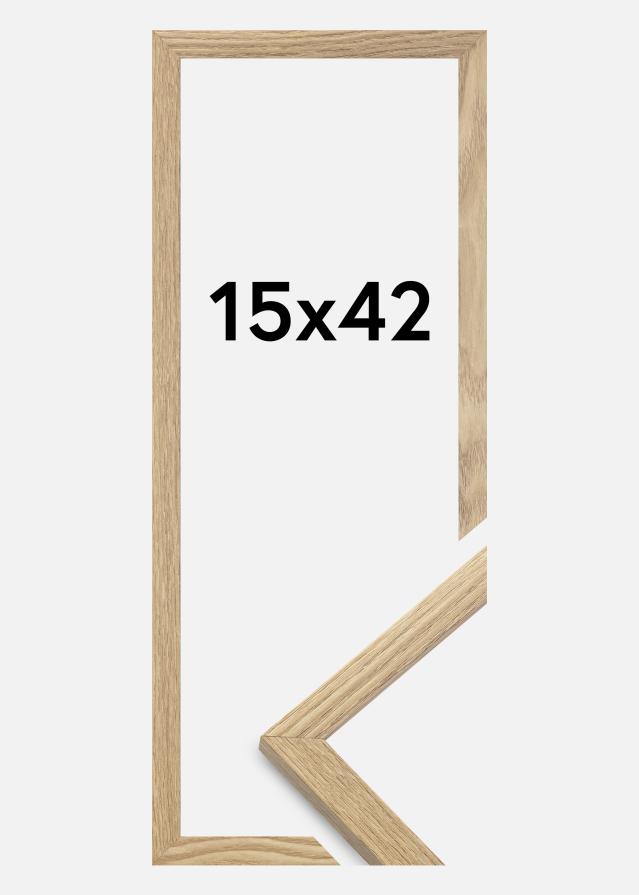 Moldura Trendy Vidro acrílico Carvalho 15x42 cm