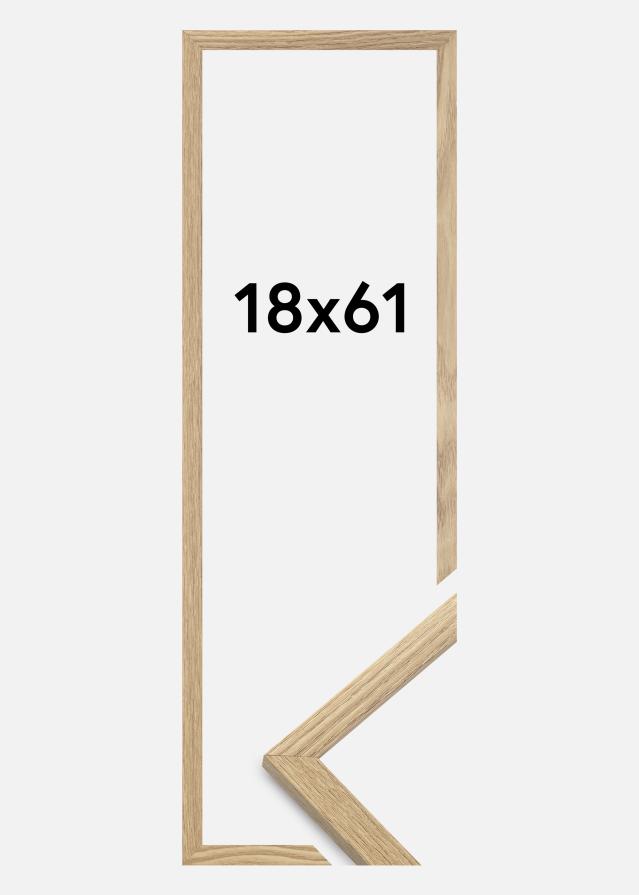 Moldura Trendy Vidro acrílico Carvalho 18x61 cm