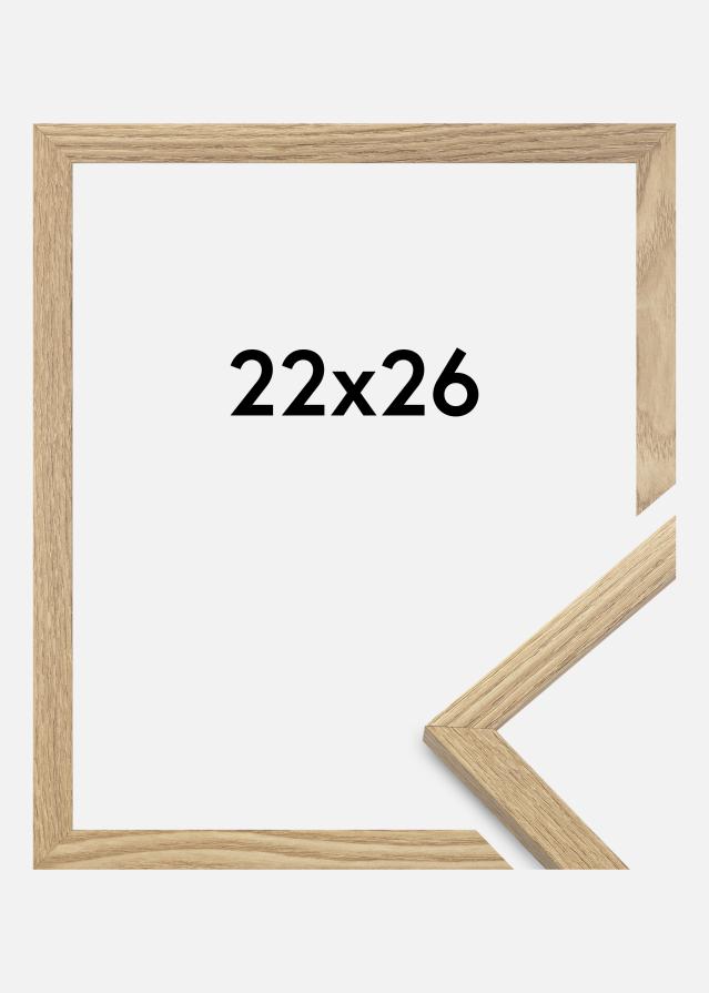 Moldura Trendy Vidro acrílico Carvalho 22x26 cm