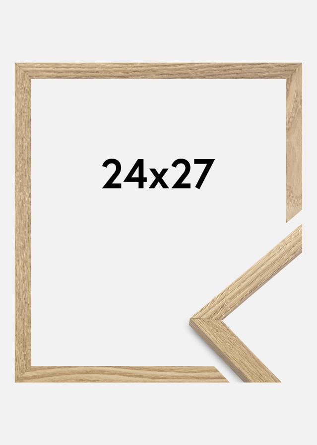 Moldura Trendy Vidro acrílico Carvalho 24x27 cm
