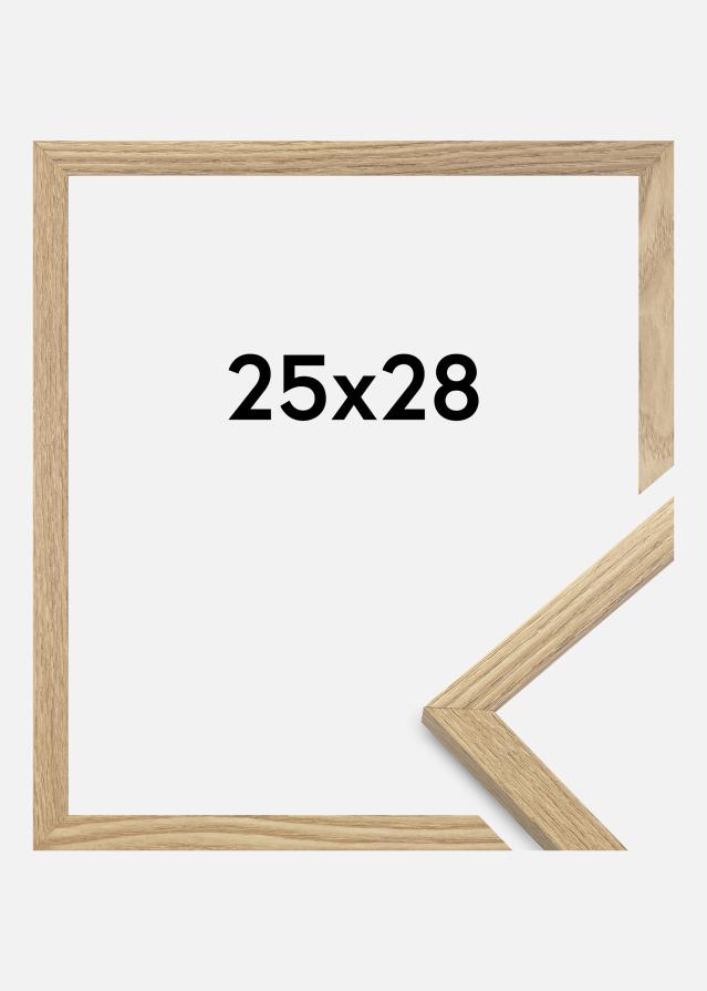 Moldura Trendy Vidro acrílico Carvalho 25x28 cm