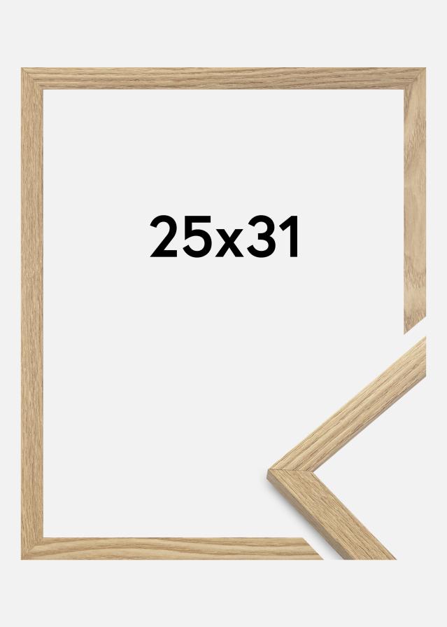 Moldura Trendy Vidro acrílico Carvalho 25x31 cm