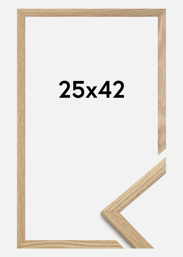 Moldura Trendy Vidro acrílico Carvalho 25x42 cm