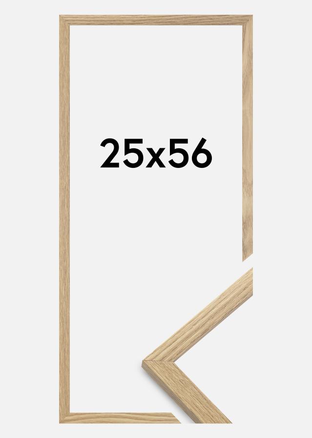 Moldura Trendy Vidro acrílico Carvalho 25x56 cm