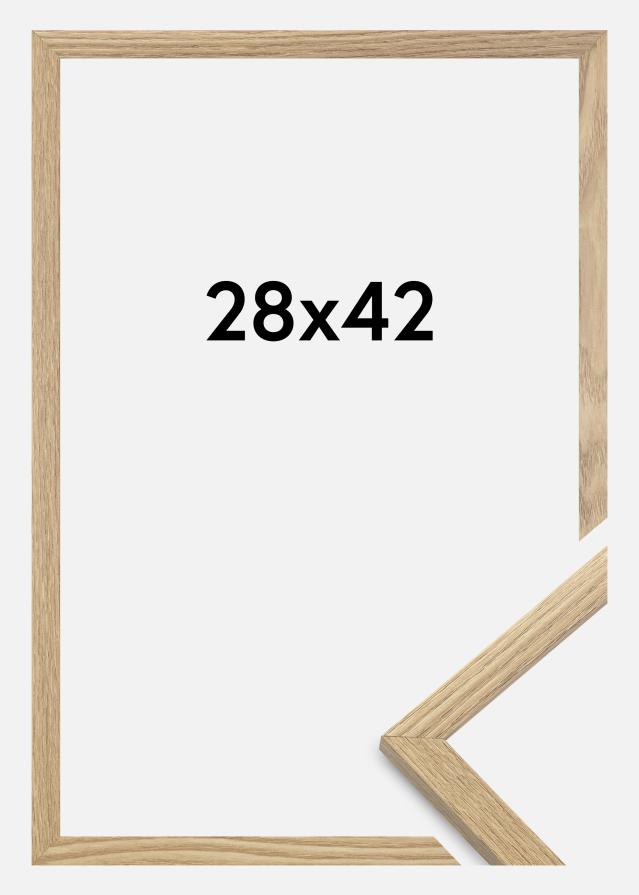 Moldura Trendy Vidro acrílico Carvalho 28x42 cm