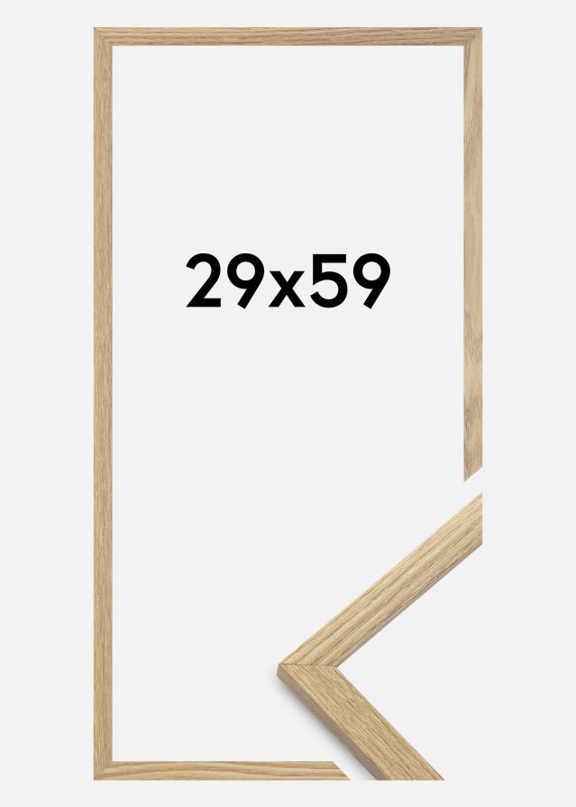 Moldura Trendy Vidro acrílico Carvalho 29x59 cm