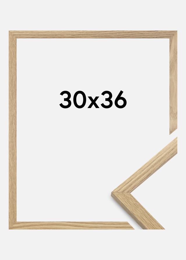 Moldura Trendy Vidro acrílico Carvalho 30x36 cm