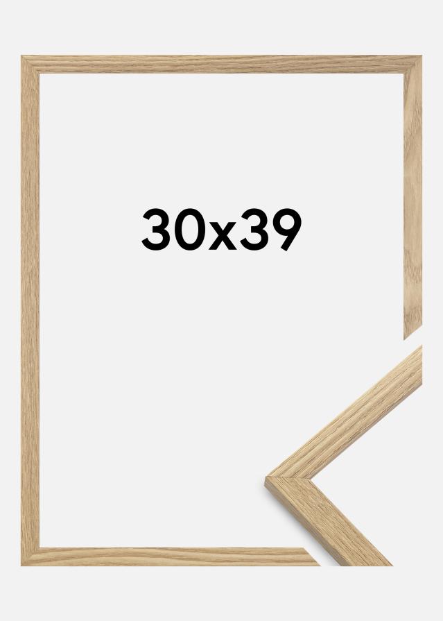 Moldura Trendy Vidro acrílico Carvalho 30x39 cm