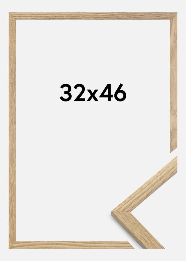 Moldura Trendy Vidro acrílico Carvalho 32x46 cm