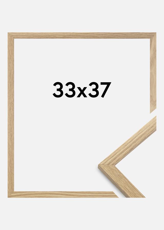 Moldura Trendy Vidro acrílico Carvalho 33x37 cm