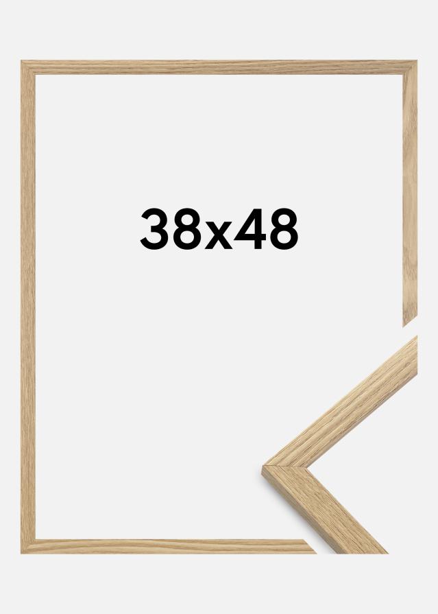 Moldura Trendy Vidro acrílico Carvalho 38x48 cm