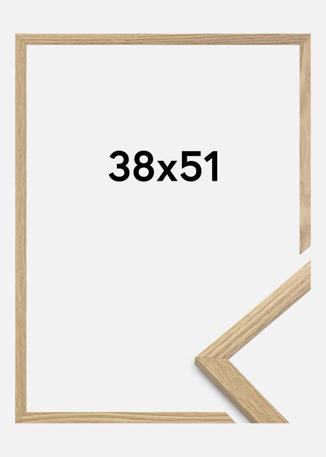 Moldura Trendy Vidro acrílico Carvalho 38x51 cm