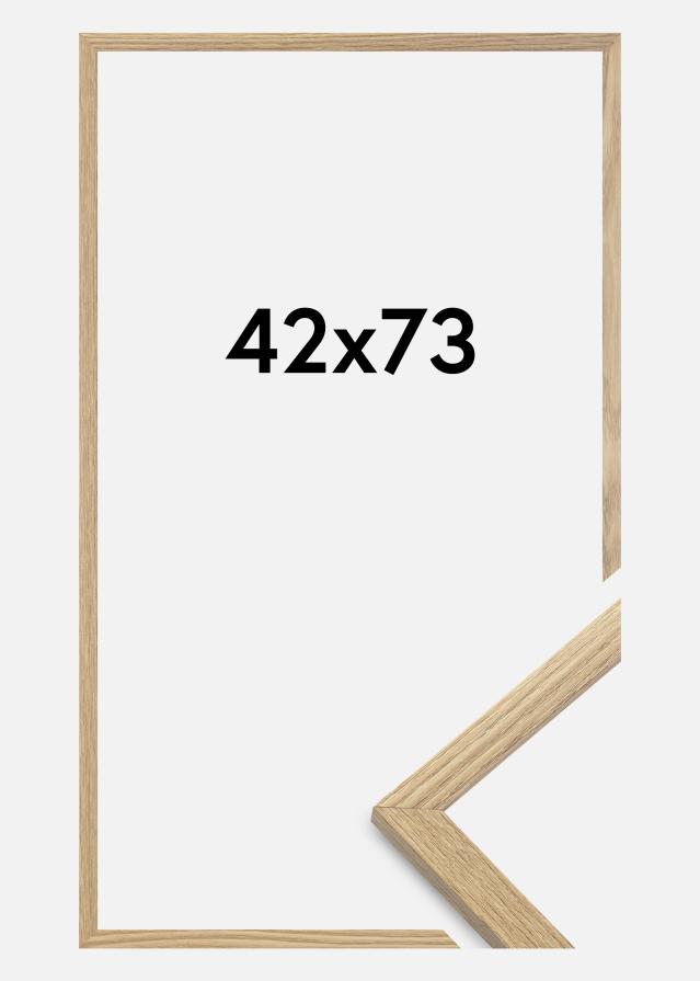 Moldura Trendy Vidro acrílico Carvalho 42x73 cm