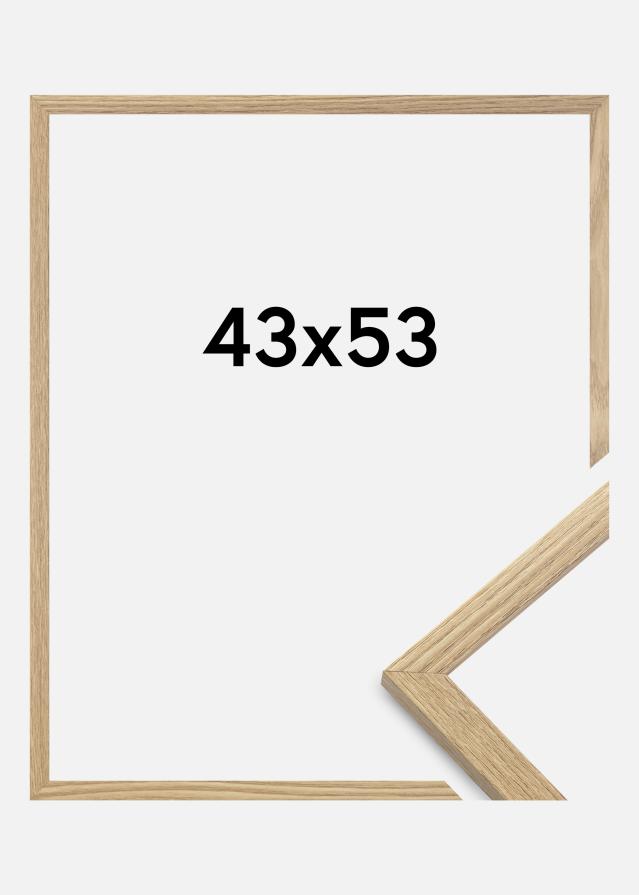 Moldura Trendy Vidro acrílico Carvalho 43x53 cm