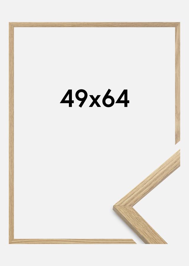 Moldura Trendy Vidro acrílico Carvalho 49x64 cm