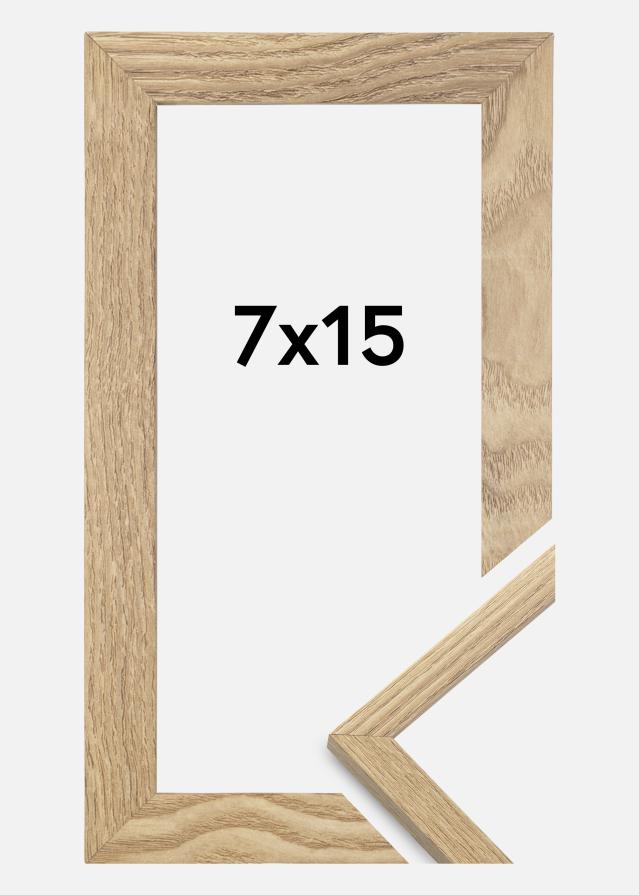 Moldura Trendy Vidro acrílico Carvalho 7x15 cm