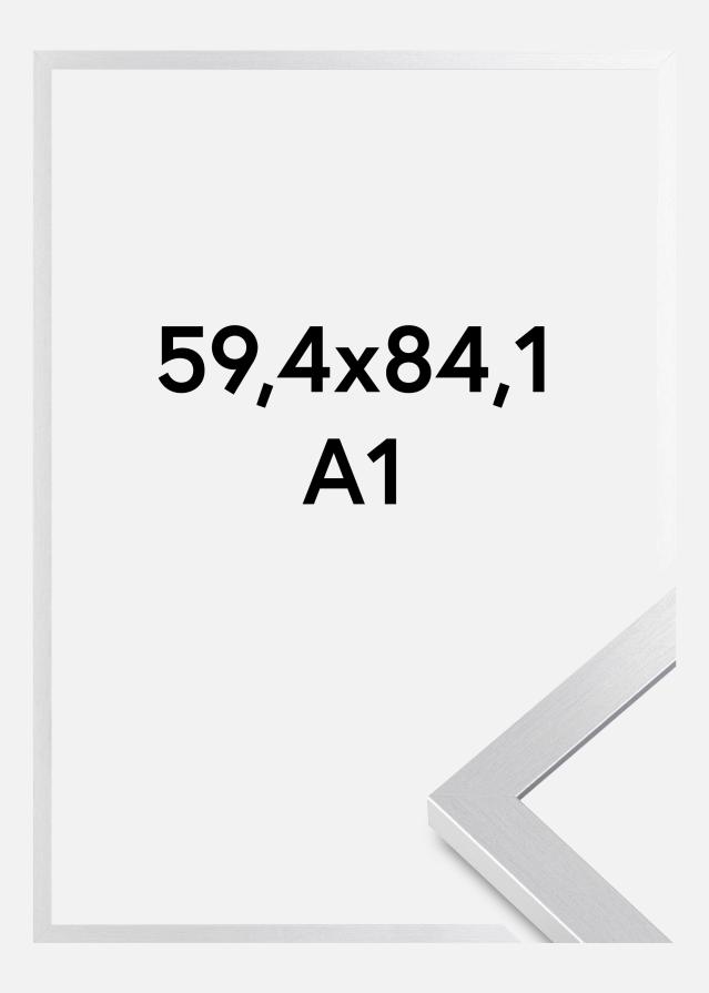 Moldura Selection Vidro acrílico Prateado 59,4x84,1 cm (A1)