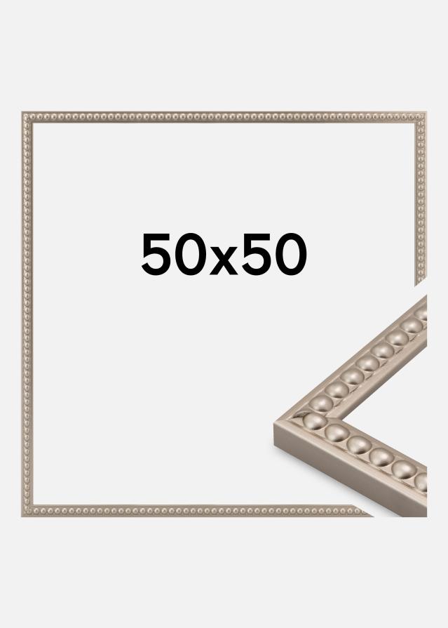 Moldura Perla Vidro acrílico Champagne 50x50 cm