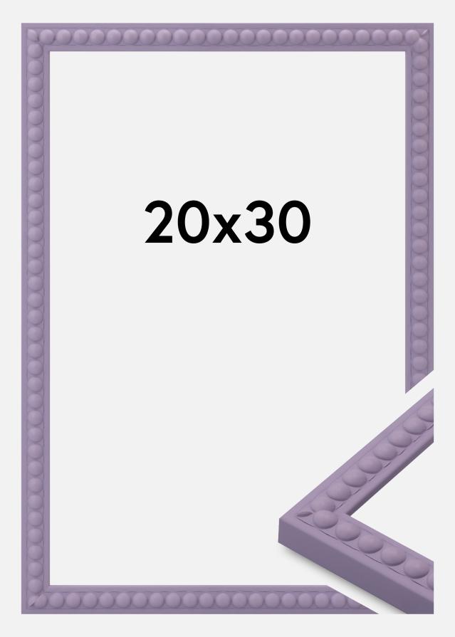 Moldura Perla Vidro acrílico Roxo 20x30 cm