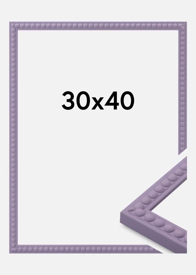 Moldura Perla Vidro acrílico Roxo 30x40 cm