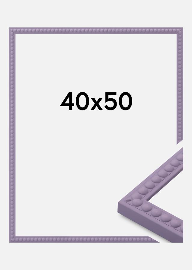 Moldura Perla Vidro acrílico Roxo 40x50 cm