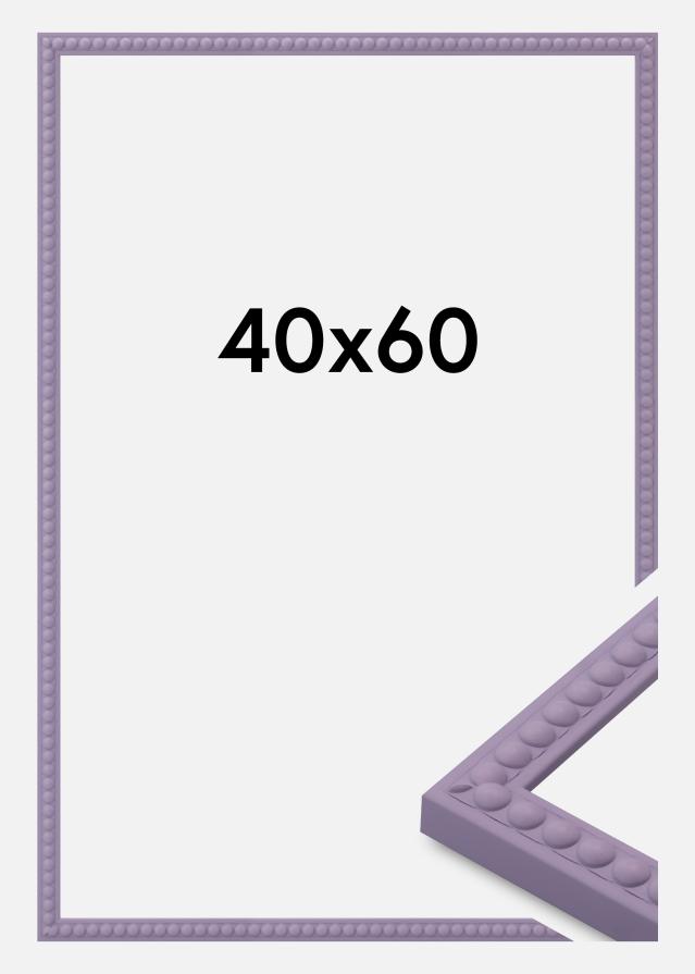 Moldura Perla Vidro acrílico Roxo 40x60 cm