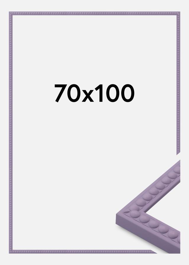 Moldura Perla Vidro acrílico Roxo 70x100 cm