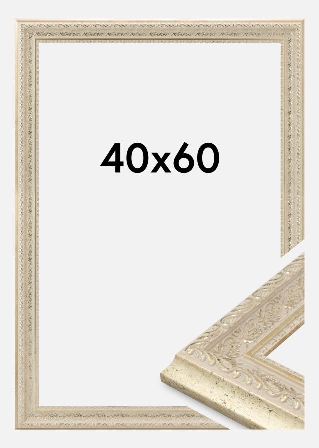 Moldura Toro Vidro acrílico Areia 40x60 cm