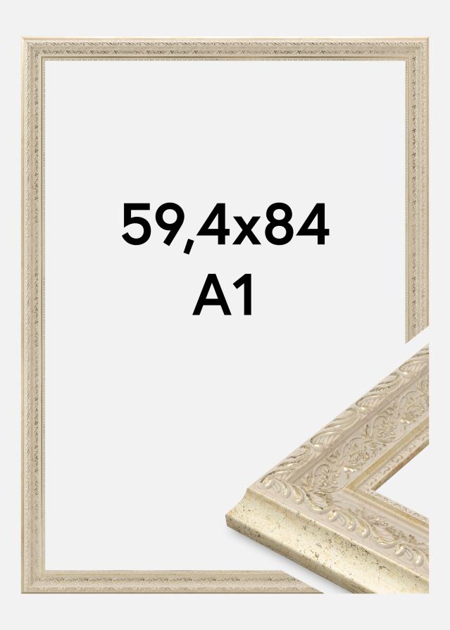 Moldura Toro Vidro acrílico Areia 59,4x84 cm (A1)