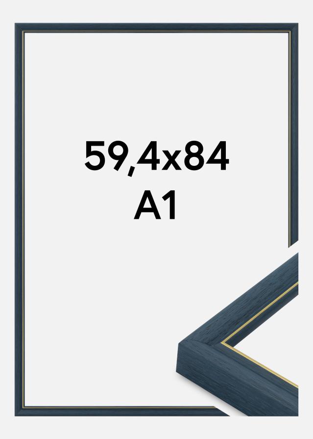 Moldura Canterbury Vidro acrílico Azul 59,4x84,1 cm (A1)