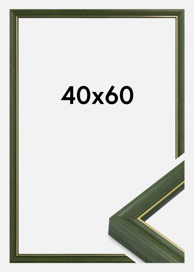 Moldura Canterbury Vidro acrílico Verde 40x60 cm