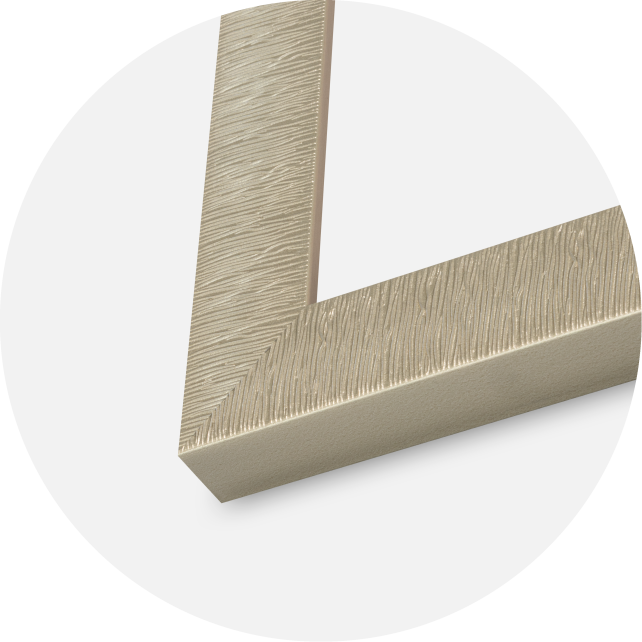 Moldura Sahara Vidro acrílico Champagne 59,4x84 cm (A1)