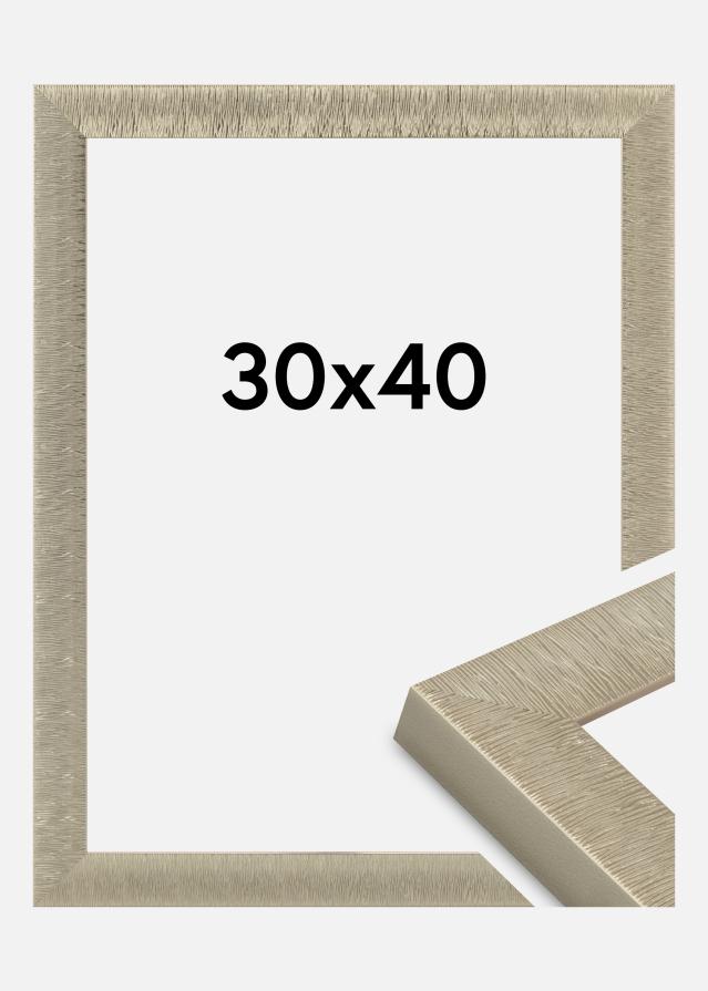 Moldura Sahara Vidro acrílico Champagne 30x40 cm